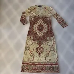 ETRO エトロ　ペイズリー柄 ロングワンピース 42サイズ　【美品】のサムネイル