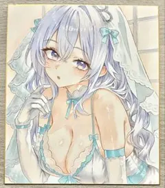 き*ん様 【中色紙】手描きイラスト アナログ オリジナル 原画 女の子