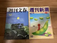 週刊文春 週刊新潮 9月17日号 2冊セット