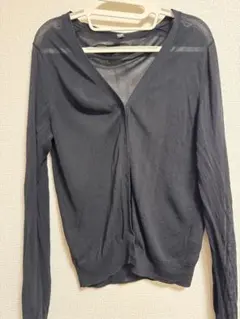 UNIQLO ブラック 長袖カーディガン M