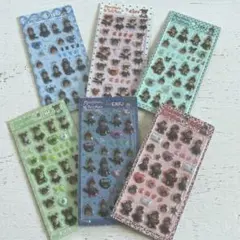 正規品 モンチッチ 16タイプメイト ちゅるきゅんシール 6枚セット