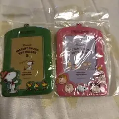 【新品】PEANUTS インスタントフォトキーホルダー 2個セット