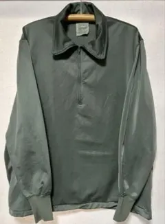 US ARMY スリーピングシャツ XL オリーブ ハーフジップ