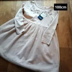 新品タグ付き　チュールワンピース　100センチ