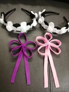 Re:ゼロから始める異世界生活　レム　ラム　コスプレ　カチューシャ+髪飾りのみ