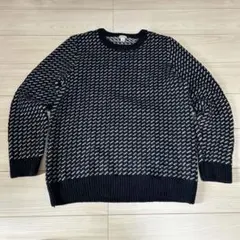 美品L.L.Bean バーズアイニットノルウェー製 有原みゆき着用