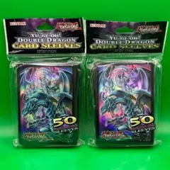 遊戯王 海外限定 青眼の白龍 & 蒼眼の銀龍 100枚 スリーブ デッキシールドのサムネイル