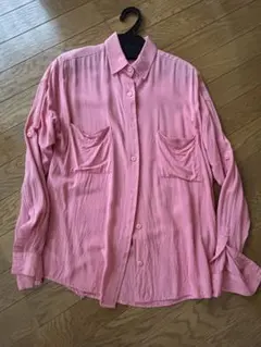 moussy ピンク 長袖シャツ