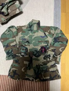 米軍実物 BDUジャケット ウッドランドカモ S-Sのサムネイル