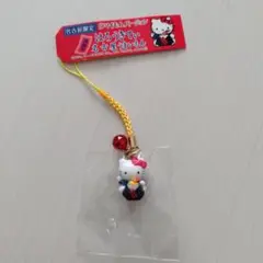 ご当地キティ　根付ストラップ 名古屋限定うまいもんバージョン（天むす）