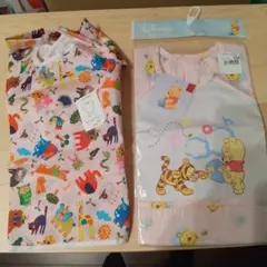 食事用のエプロン２点セット