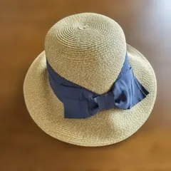 ストローハット　麦わら帽子　レディース