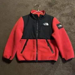 【美品】ノースフェイス デナリジャケット 赤黒 キッズ 110