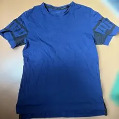 PUMA ブルー ブラック Tシャツ L