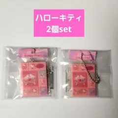 サンリオキャラクターズ タイルシールミニチュアチャーム ハローキティ 2個セット