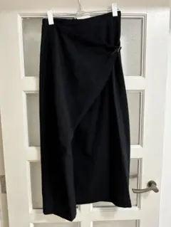 COMME des GARÇONS ラップスカート アシンメトリー ブラック Sのサムネイル