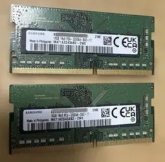 Samsung PC4 3200 DDR4 ノートPC メモリ 16GB 2枚のサムネイル