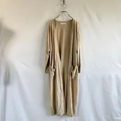 美品　 アーバンリサーチ ロング カーディガン ベージュ　秋冬　Fサイズ