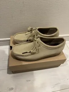 CLARKS ワラビーベージュ スエード