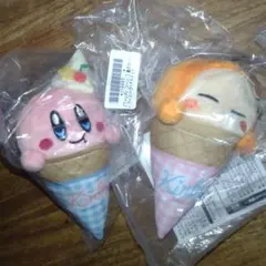 【セット】星のカービィ　アイスパーラーマスコット　ワドルディ　コーン