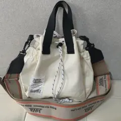 Java ショルダーバッグ 2way ホワイト