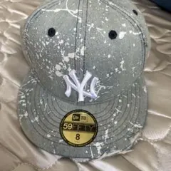 New Era 59FIFTY デニムダメージ加工キャップ サイズ8