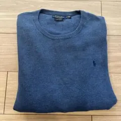 Polo Ralph Lauren 薄手のコットン　ブルー　L