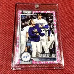 Topps Dodgers Duo 桜パラレル 大谷翔平 山本由伸 - メルカリ