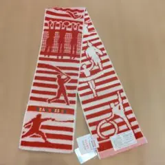 【値下げ】BEAMS DESIGN マフラータオル　ひんやりCOOL　レッドのサムネイル