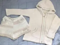 【美品、新品付】ジェラピケ　ポケット付ふわもこルームウェアセット