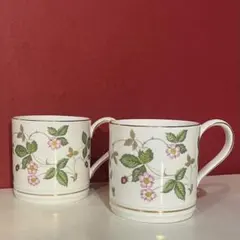 Wedgwood ワイルドストロベリー　マグカップ 2個セット