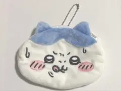 ちいかわ ハチワレ トレーディングおかおポーチ ぬいぐるみポーチ