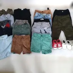 ベビー服80cm〜90cm　まとめ売り　トレーナー　カットソー　パンツ　シューズ