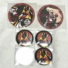 ハズビンホテル アニメイトカフェ サーペンシャス 缶バッジコースター