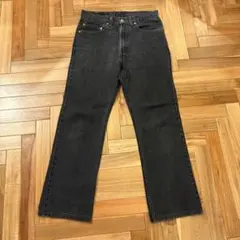 希少 96年製 Levi's 517 先染めブラック ストレッチ USA w36 - メルカリ