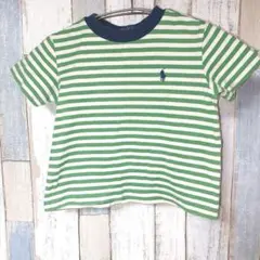 ラルフローレン⭐️ベビー80　ボーダーグリーン　Tシャツ　春夏赤ちゃん