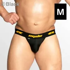 EGDE VOKE スーパーローライズ バックストラップ Tバック 黒 M