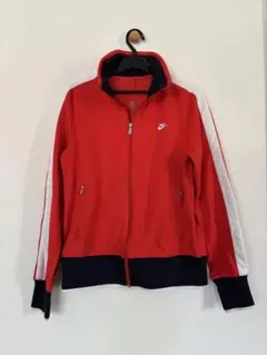 Nike バーガンディ フルジッパーパーカー - メルカリ