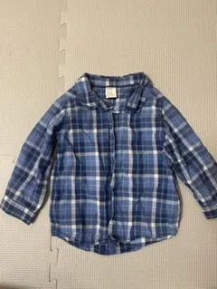 H&M 長袖チェックシャツ 12-18M