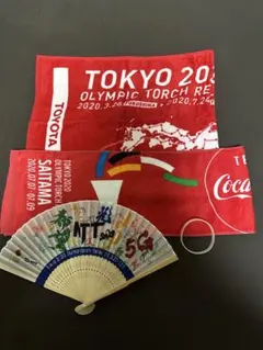 郵便局限定　東京五輪2020グッズ　扇子　二本セット 2026年最新】東京オリンピック 扇子の人気アイテム - メルカリ