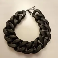 ブラック チェーン ネックレス