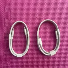 ホワイト 充電ケーブル 2本セット