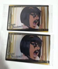 2枚　ジョジョの奇妙な冒険 アニメーションウエハース2 ブチャラティ