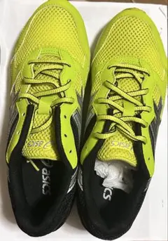ASICS LAZERBEAM キッズ スニーカー ネオンイエロー