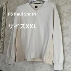 美品　大きいサイズXXL ポールスミス　Ｖネックニットセーター