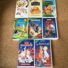 希少　ディズニーVHS ビデオテープ　8本セット