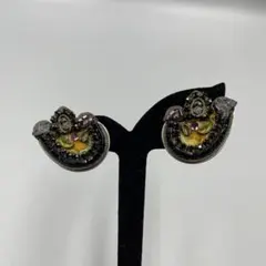 218 ヴィンテージ ビンテージ風カラフルイヤリング