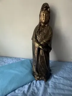 モデルルーム展示雑貨⭐諸葛孔明の真鍮像⭐アジアンスタイル - メルカリ