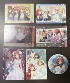 五等分の花嫁 カード 缶バッジ セット