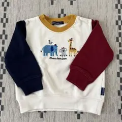 moujonjon 動物柄 トレーナー 90